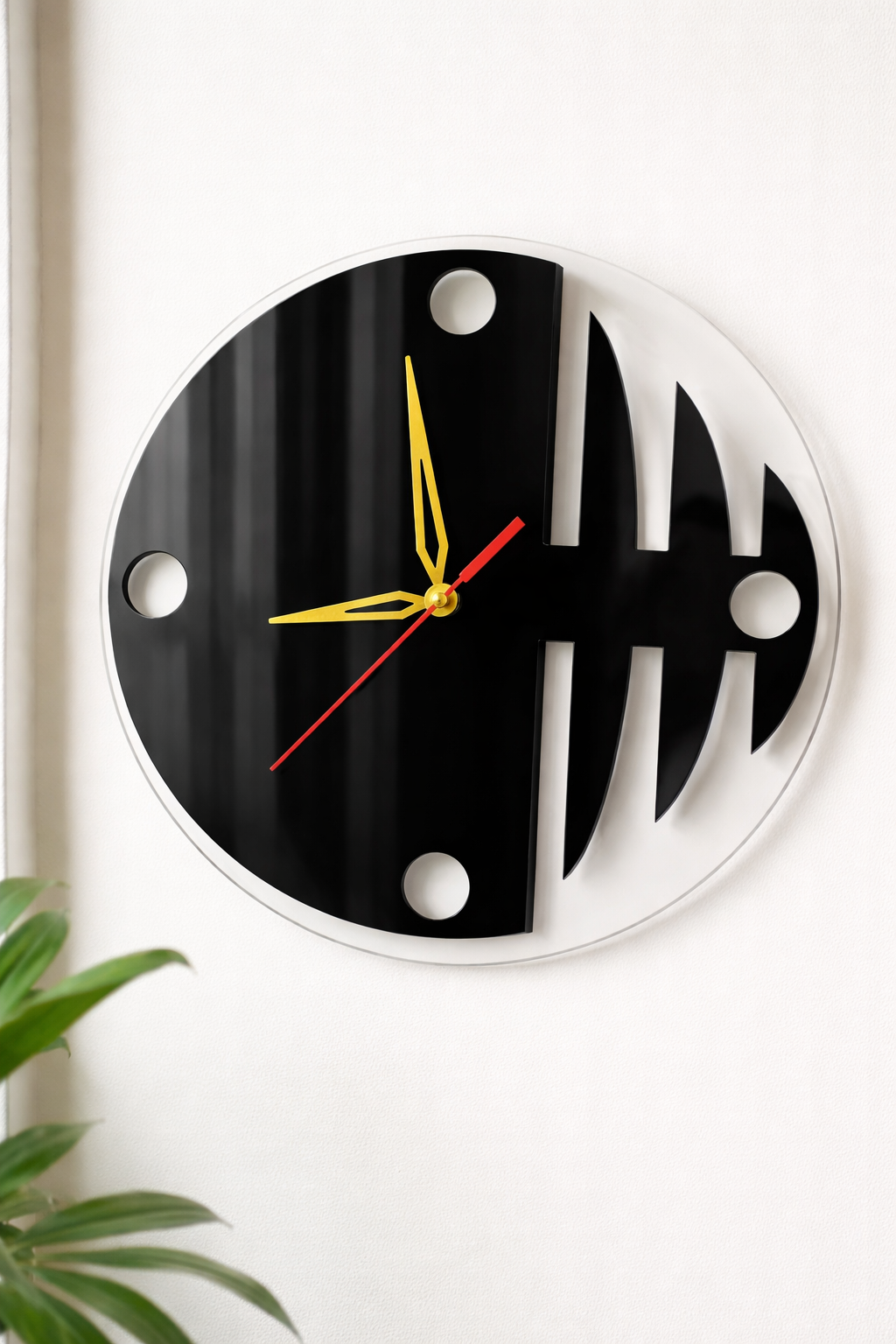 Ship Anchor Acrelic Wall Clock