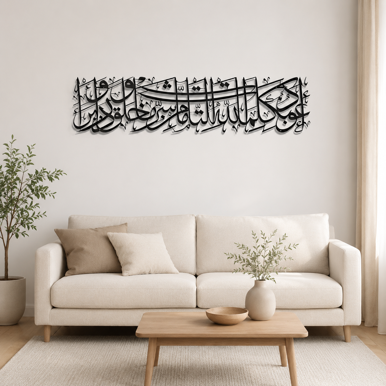 Auzu Bikalimatillahi Tammati Islamic Wall Art