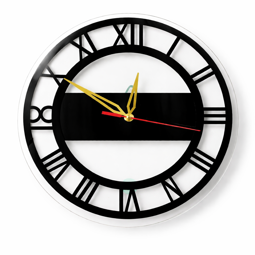 Roman Bar Acrelic Wall Clock