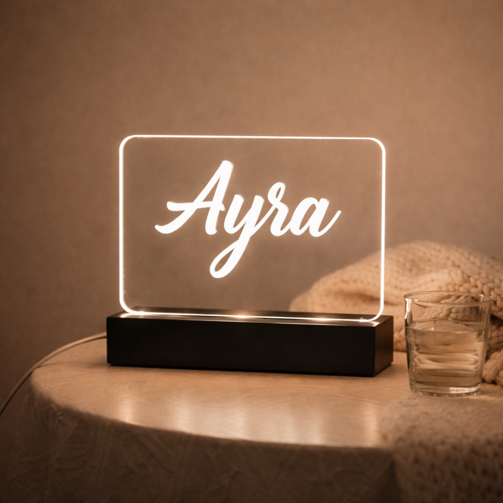 Personalized LED Acrylic Name Lamp