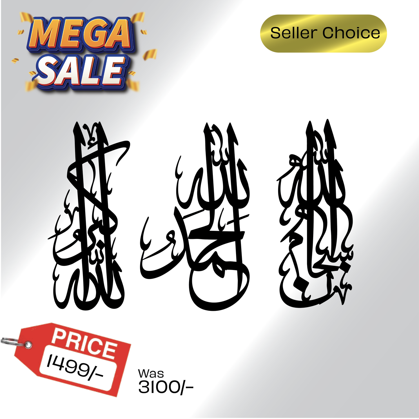 Set of 3 Mega sale Kalmah Acrylic