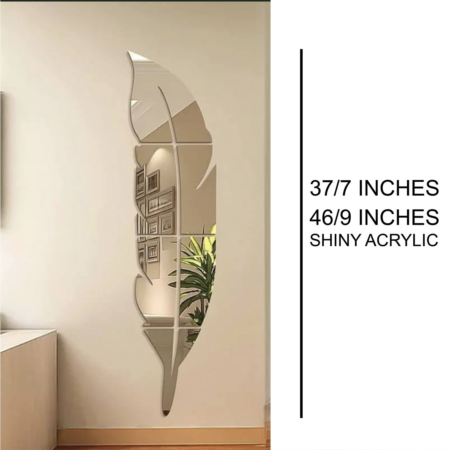 Premium acrylic Art in Silver , black and Golden