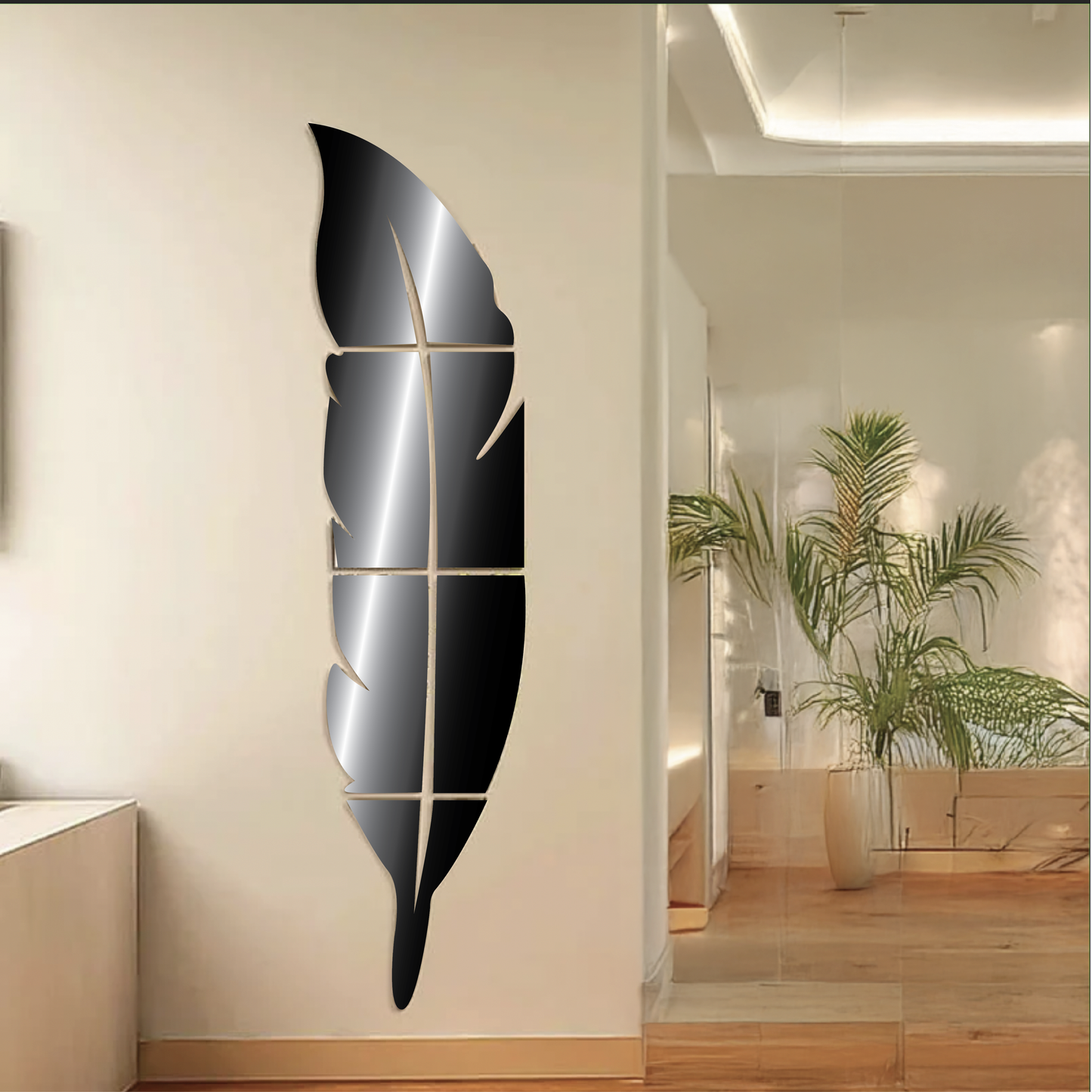 Premium acrylic Art in Silver , black and Golden