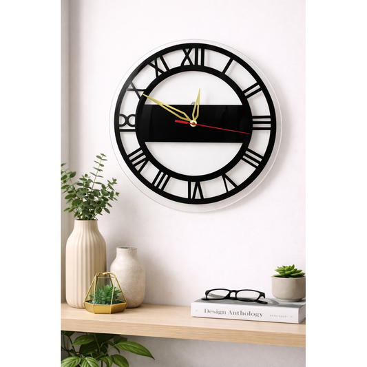 Roman Bar Acrelic Wall Clock